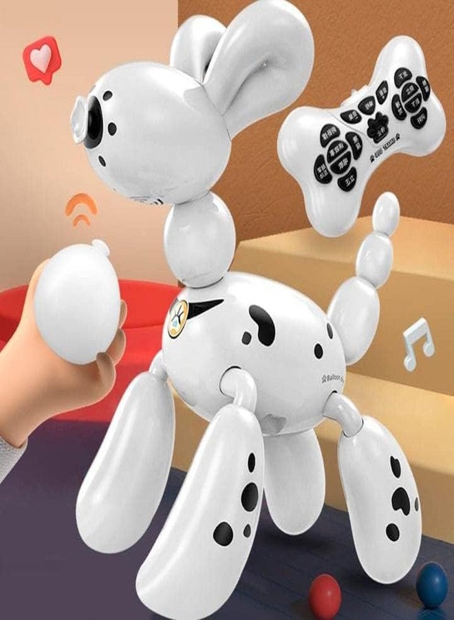 EXOMOON 2.4G Intelligent Programming Balloon Dog Voice Control Cute Smart Stunt RC Dog for Kids - Image 2